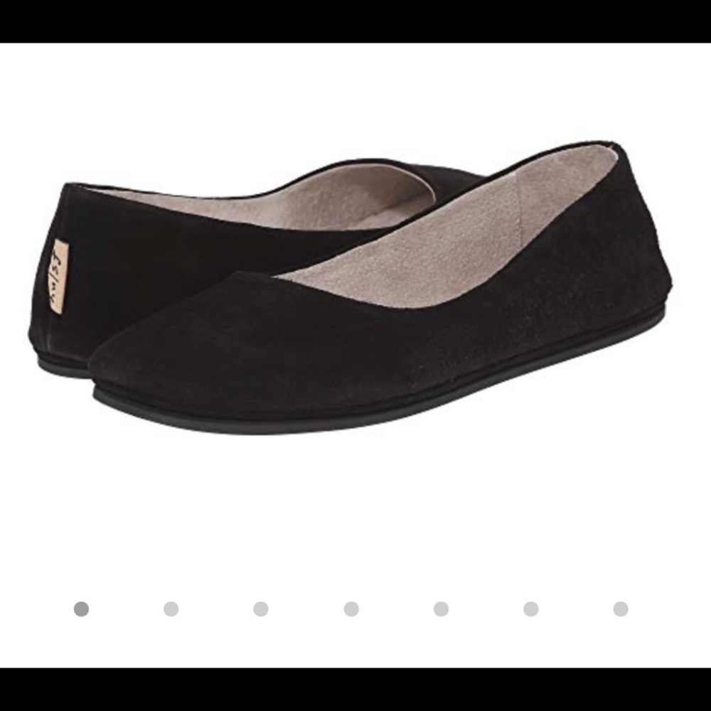 French Sole Sloop Flat - black size 8.5